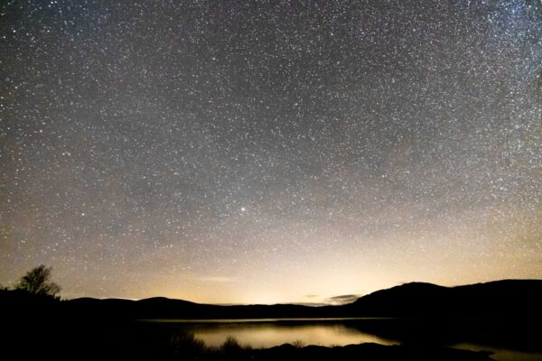 Stargazing at Clatteringshaws in Galloway Forest Park